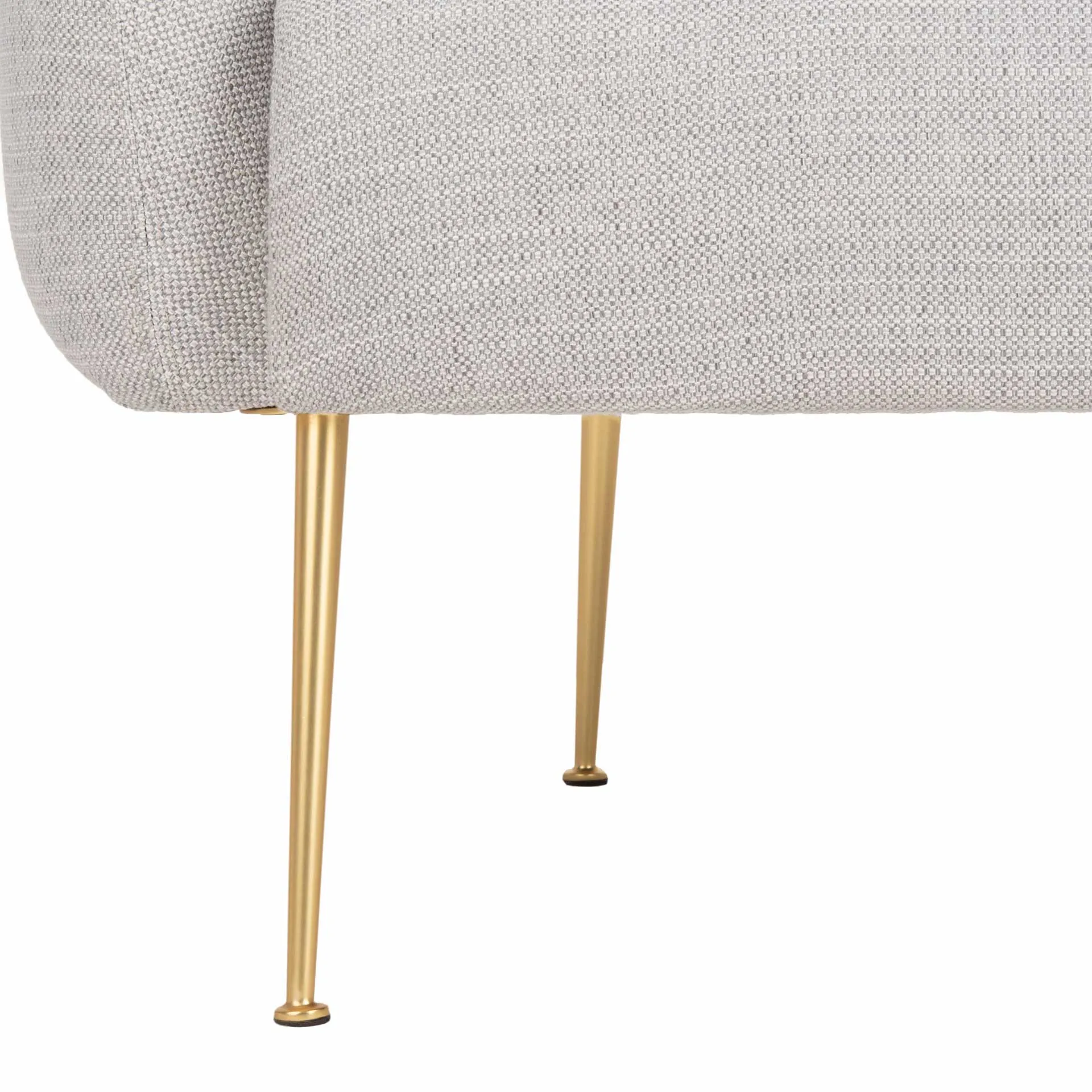 Alejandra Poly Blend Accent Chair Light Gray