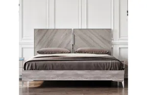 Alexa Italian Modern Bed Gray