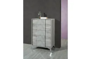 Alexa Italian Modern Chest Gray