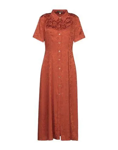 Alexachung Women 3/4 length dress Rust 6 UK