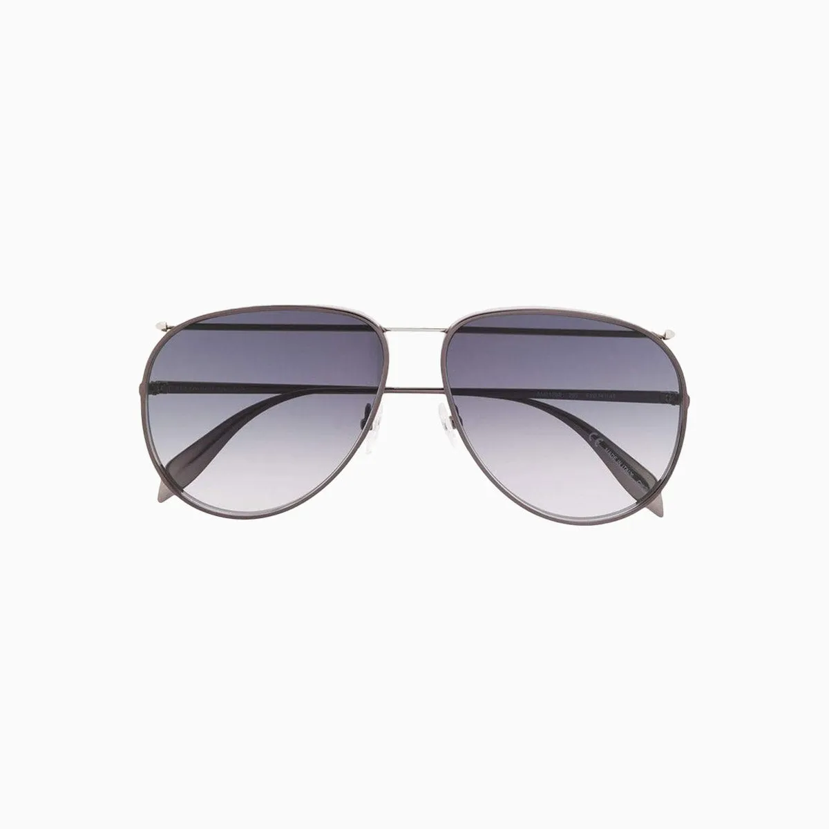 Alexander Mcqueen Pilot Metal Grey Sunglasses