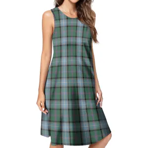 Alexander of Menstry Hunting Tartan Womens Casual Dresses