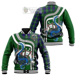 Alexander Tartan Baseball Jacket with Epic Bagpipe Style