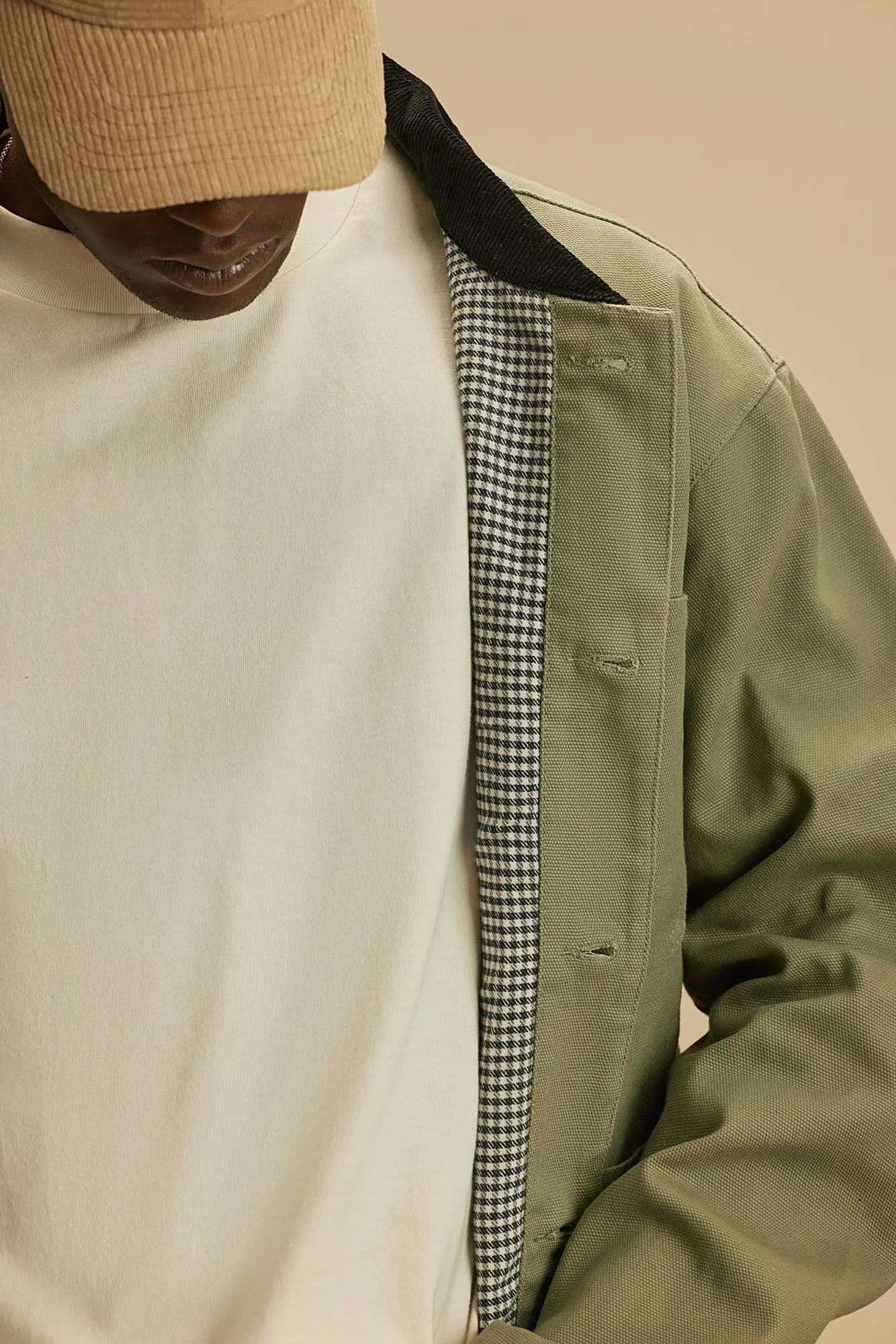 Alexander Utility Canvas Chore Jacket - Olive