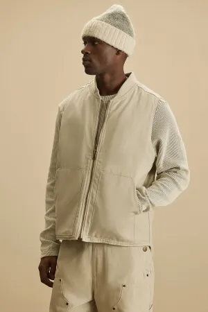 Alexander Utility Canvas Vest - Off White