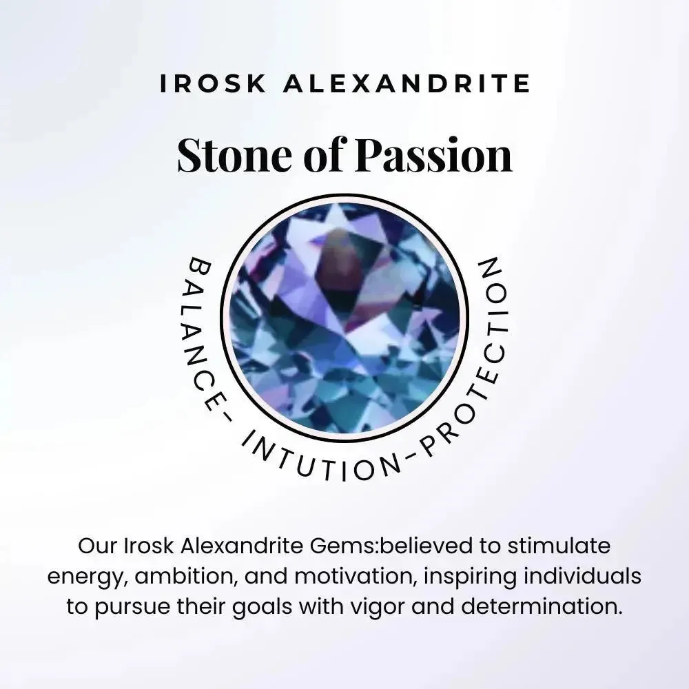 Alexandrite Heart Pendant Necklace in Sterling Silver - Irosk Australia®