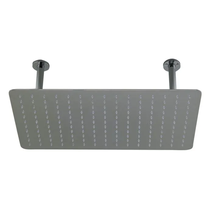 ALFI brand RAIN2012 20" Rectangular Ultra Thin Rain Shower Head S. Steel