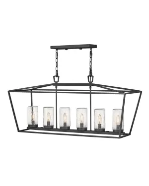 Alford Place LED Outdoor Lantern in Museum Black