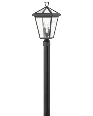 Alford Place LED Post Top or Pier Mount Lantern in Museum Black