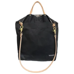 Ali Golden Reversible Tote - Black/Grey Dot