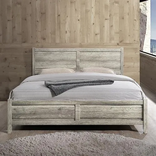 Alice Wooden Queen Bed Base White