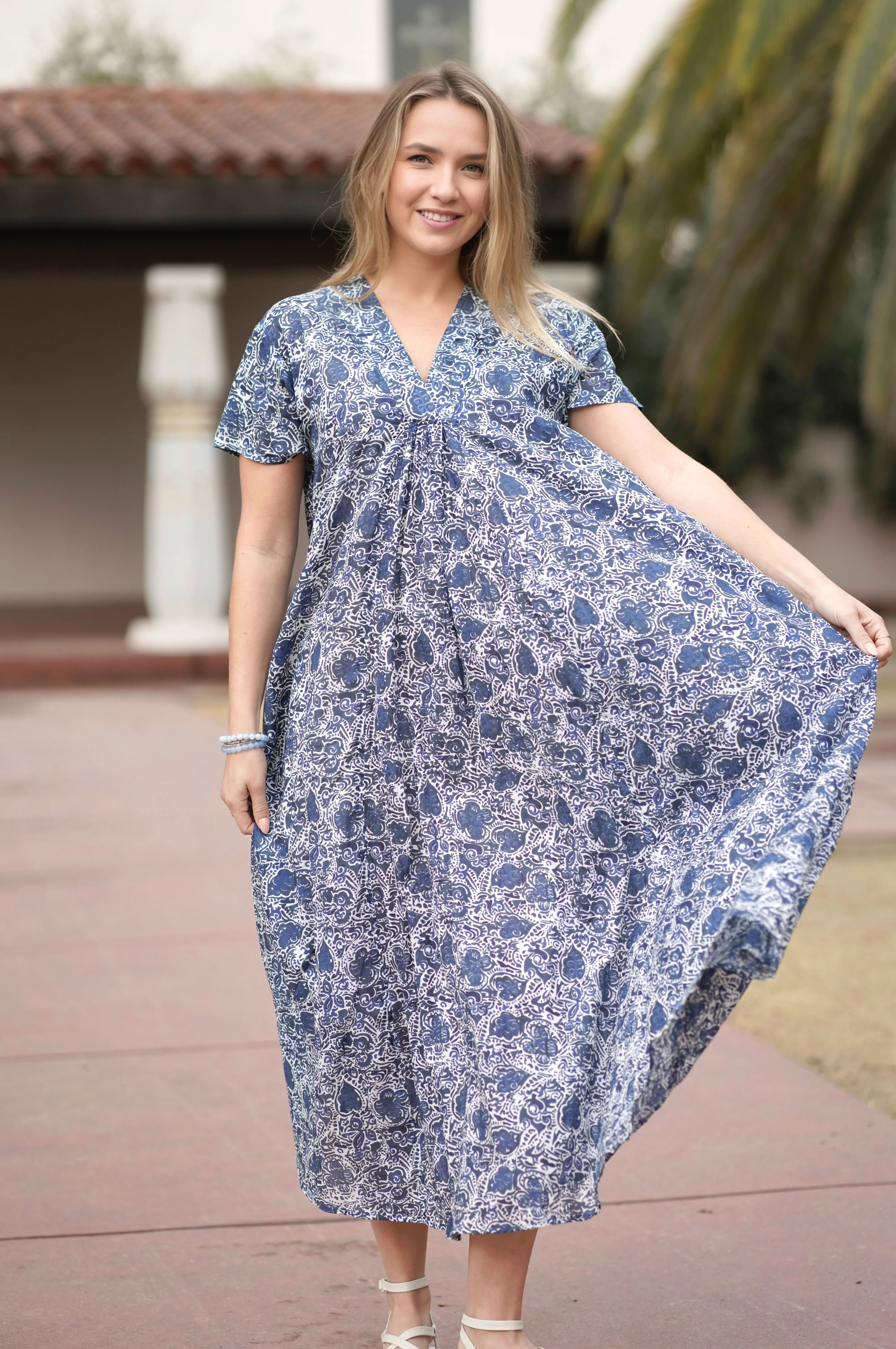 Aliki Maxi Dress Navy