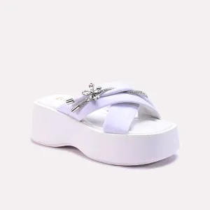 Alison White Casual Platform Slides 0412714