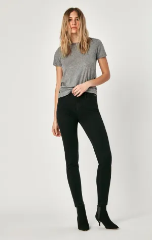 ALISSA SUPER SKINNY IN BLACK BRUSHED SUPERSOFT