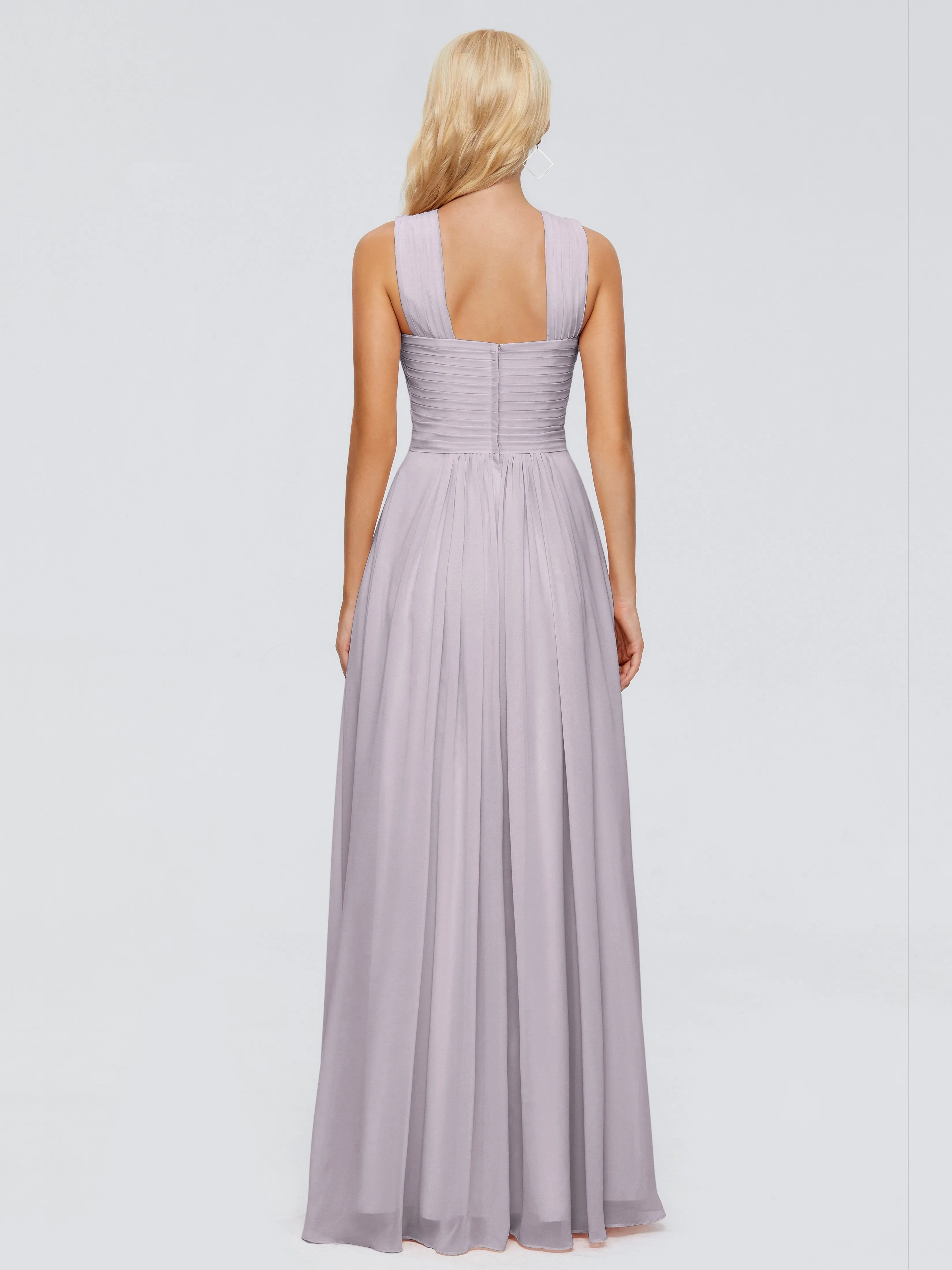 Aliyah Charming A-line Straps Chiffon Bridesmaid Dresses