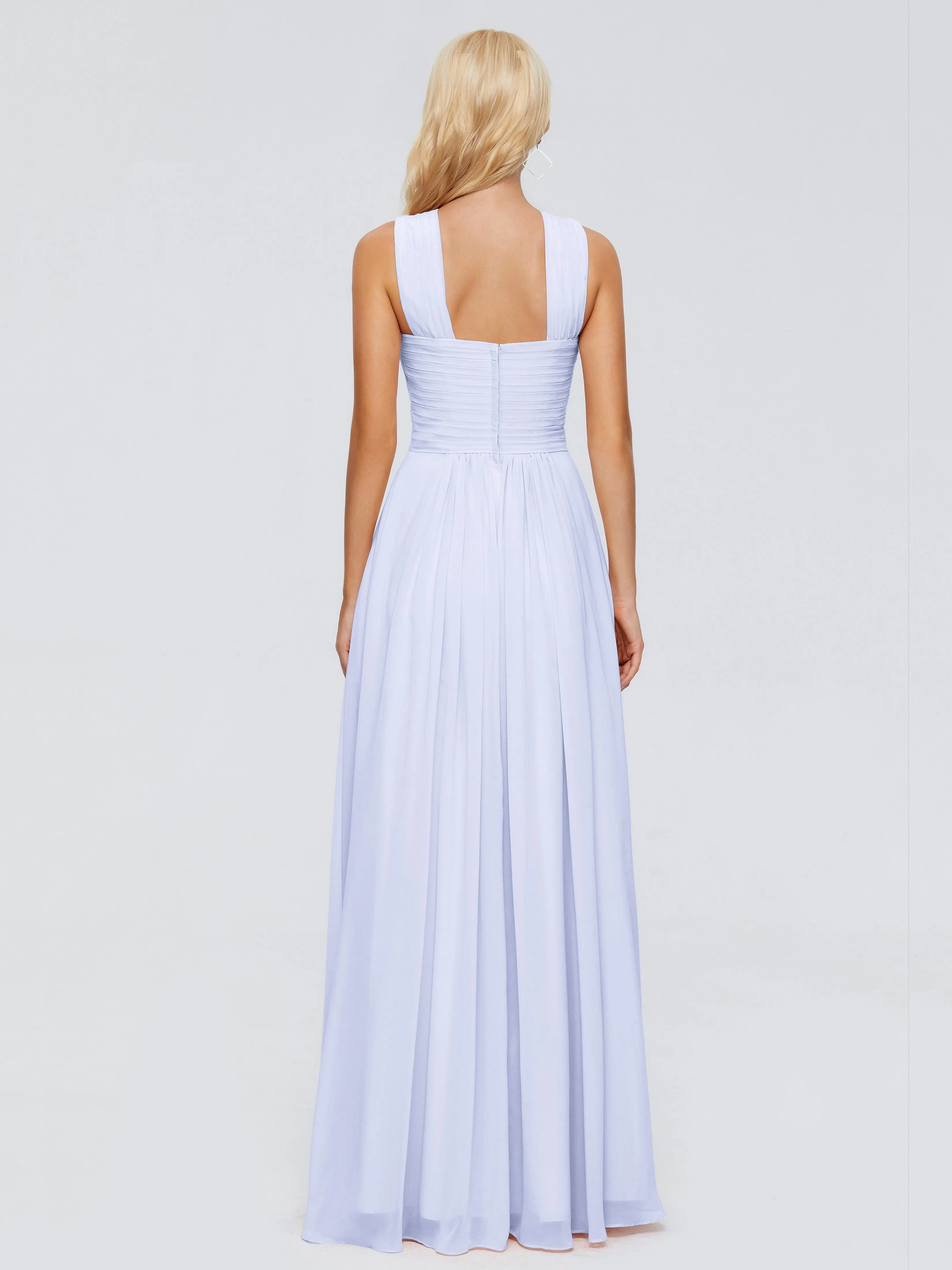 Aliyah Charming A-line Straps Chiffon Bridesmaid Dresses