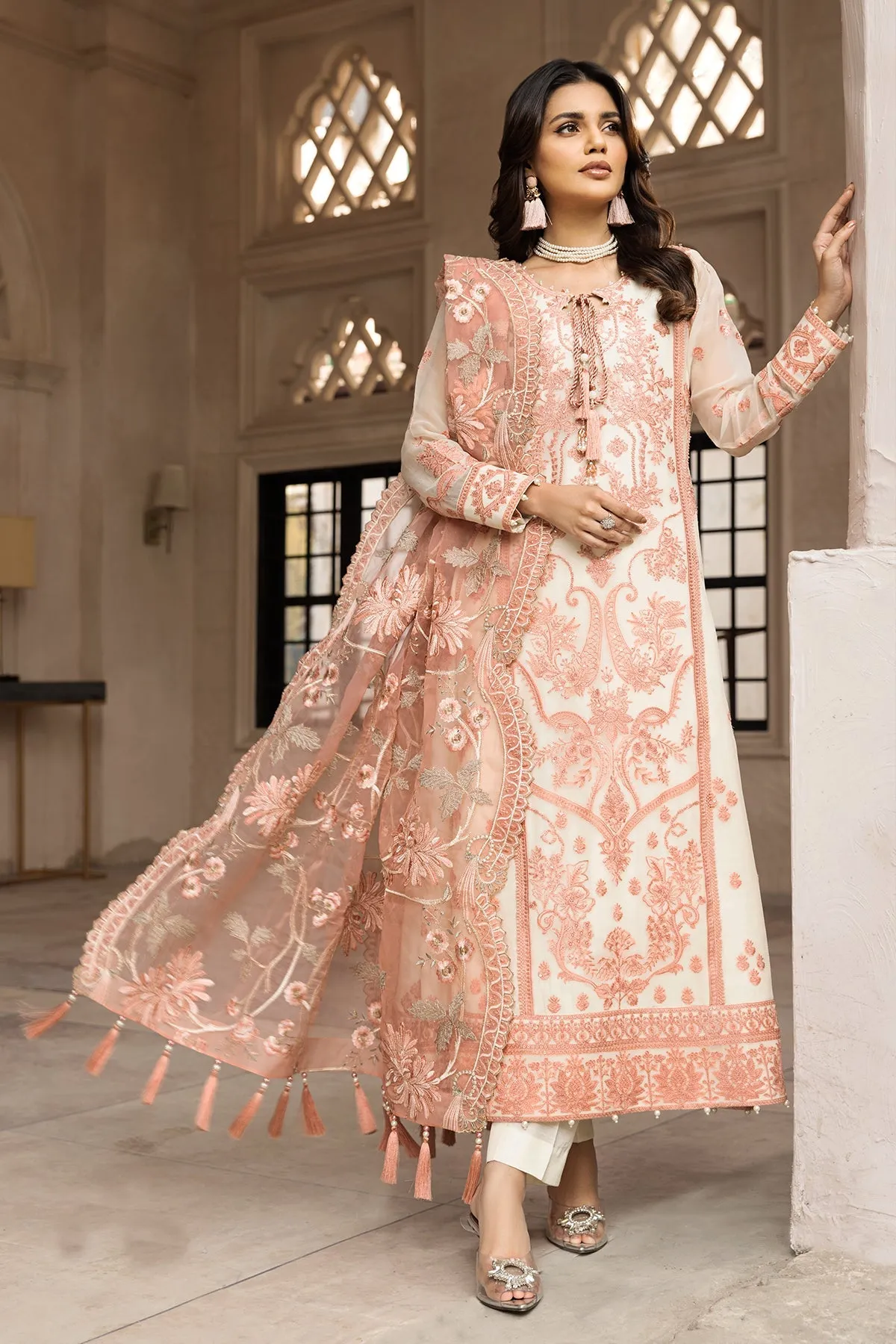 Alizeh Muhtesem Embroidered Festive Chiffon Collection  – Lale