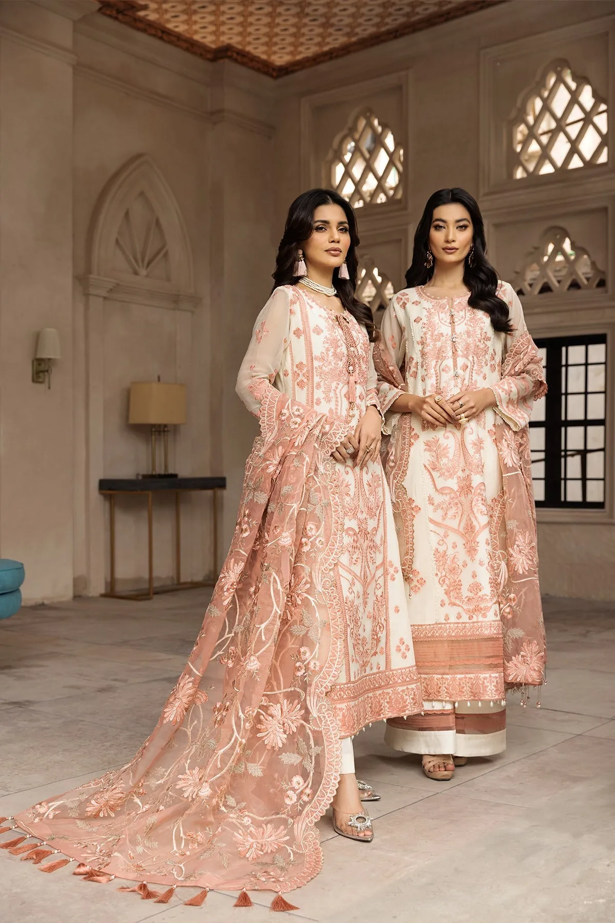 Alizeh Muhtesem Embroidered Festive Chiffon Collection  – Lale