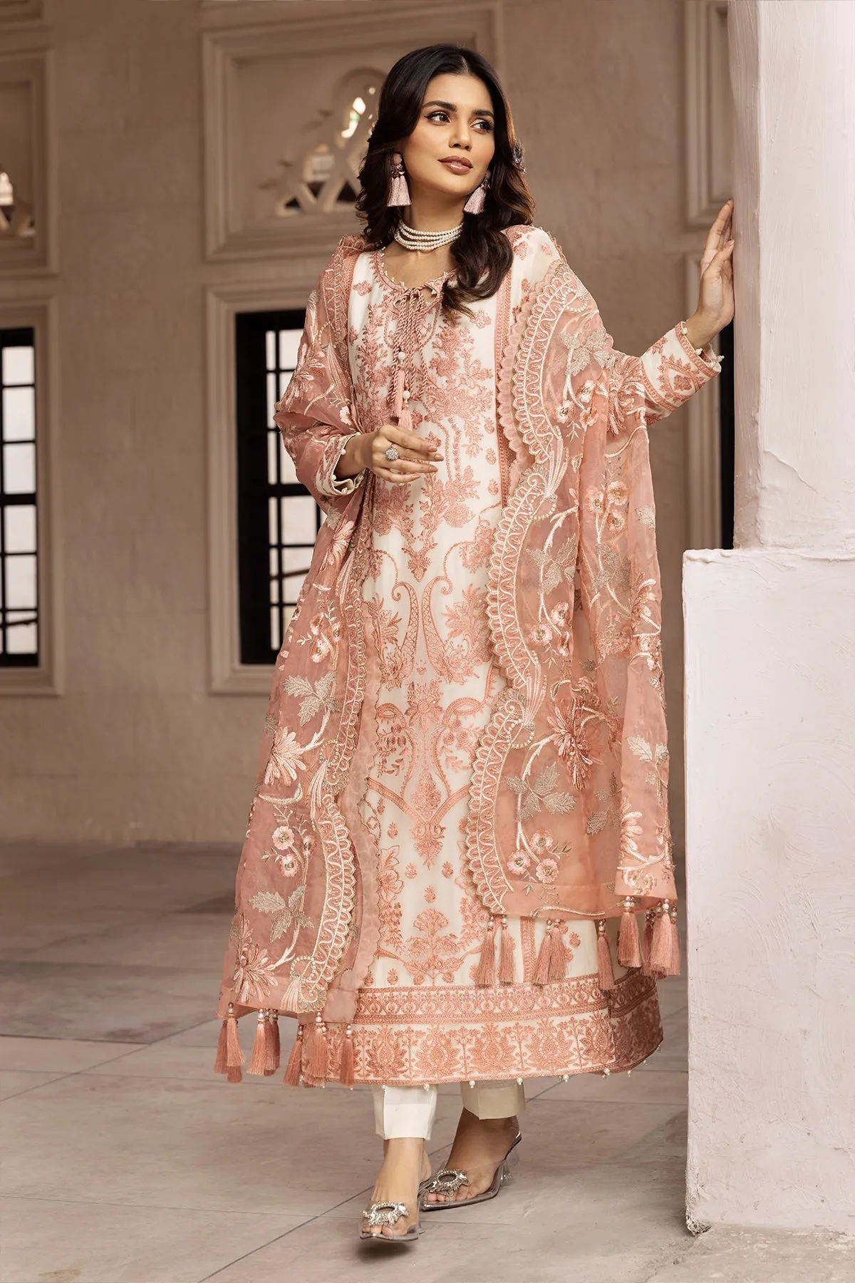 Alizeh Muhtesem Embroidered Festive Chiffon Collection  – Lale