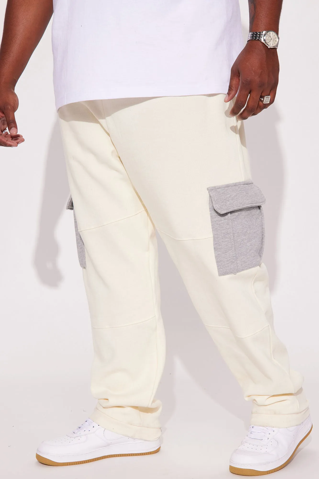 All Cap Cargo Jogger - Cream