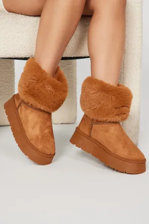 All Chills Booties - Chestnut