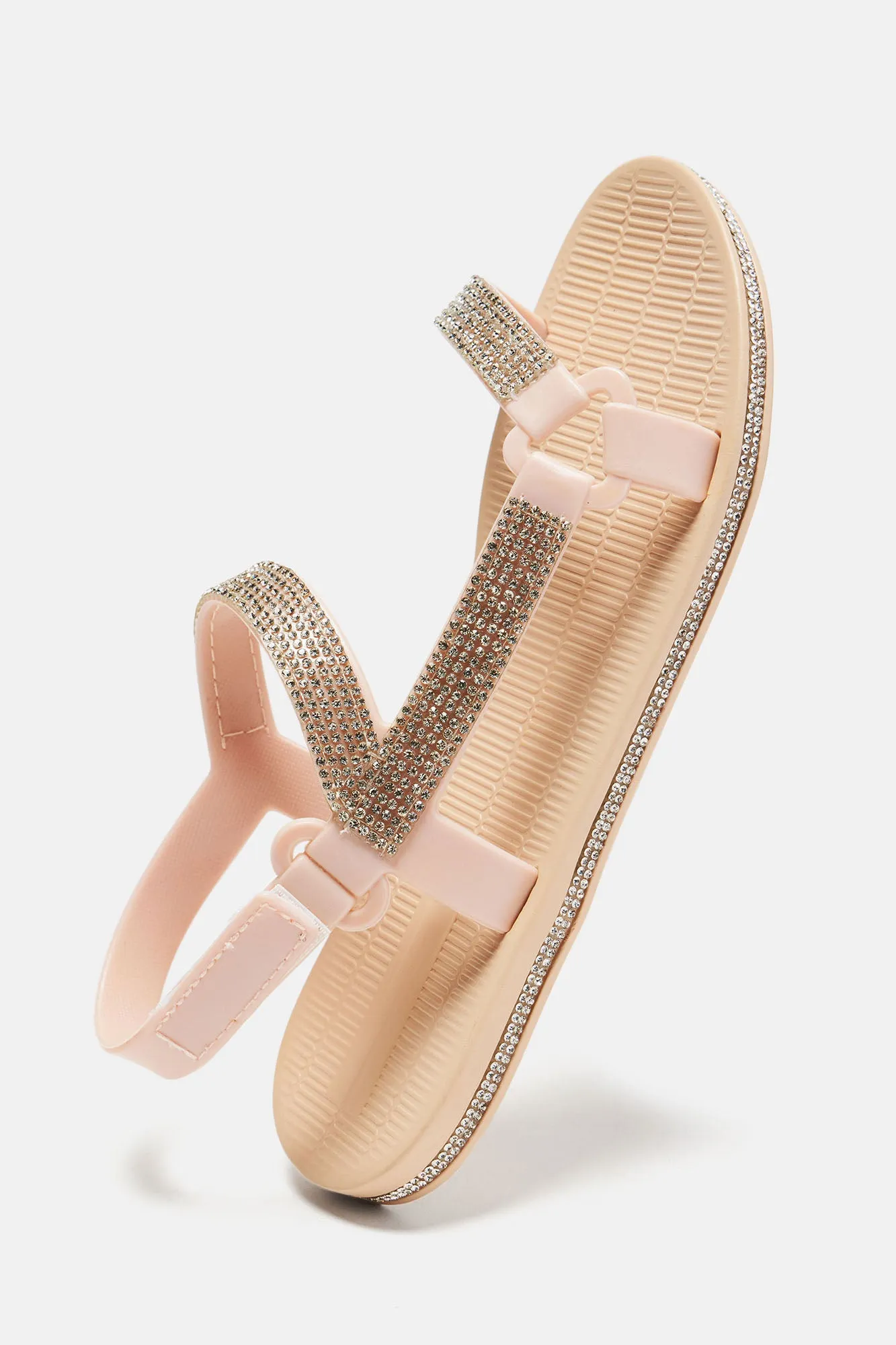 All Good Here Flat Sandals - Nude