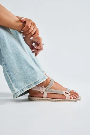 All Good Here Flat Sandals - Nude