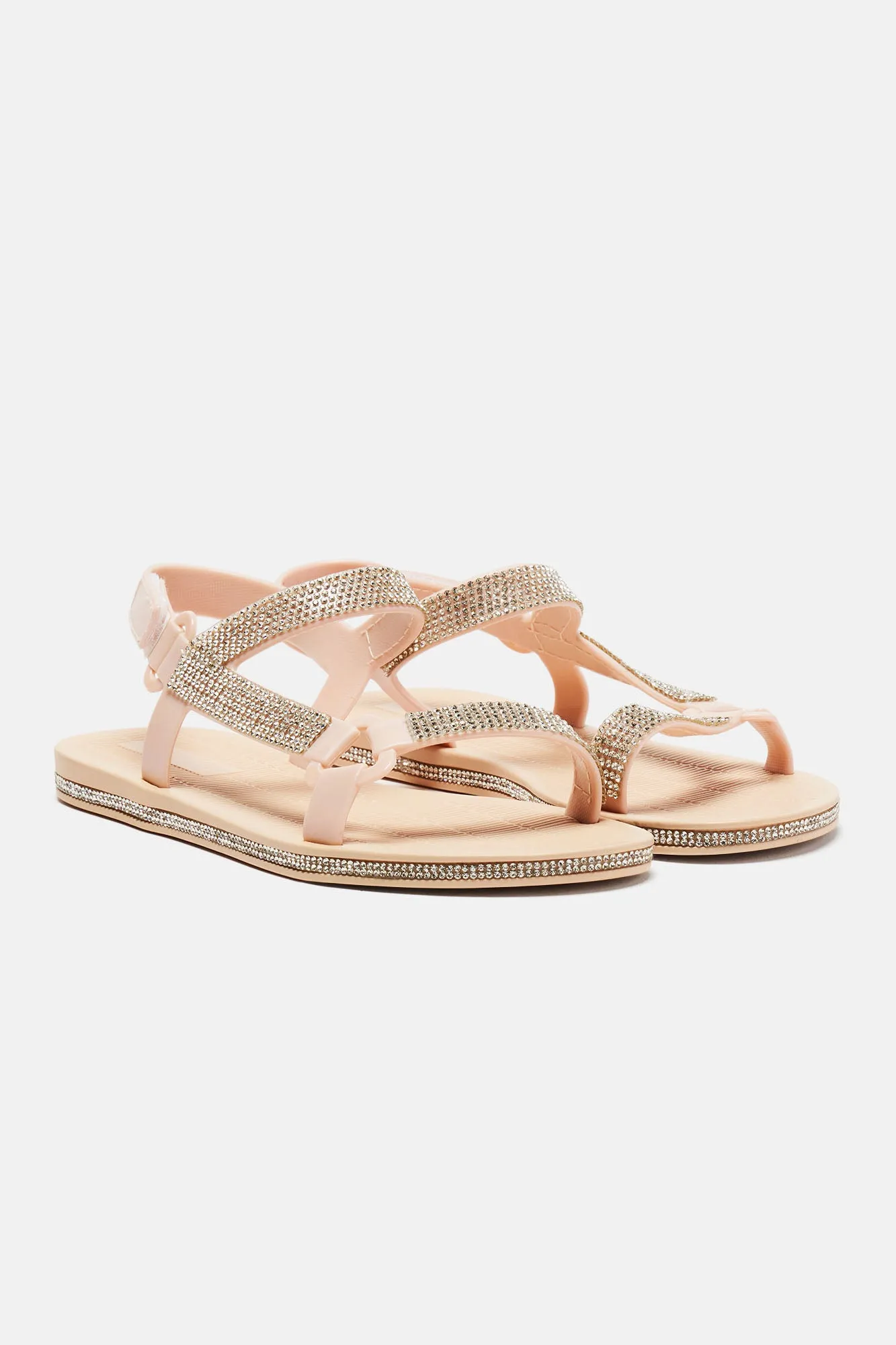 All Good Here Flat Sandals - Nude