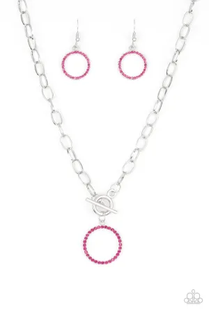 All in Favor Pink Paparazzi Necklace