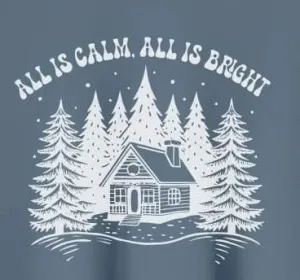 All Is Calm-All Is Bright Tee - #8414-8419