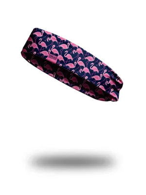 All-Season Contoured Headband - Flamingo Mingle