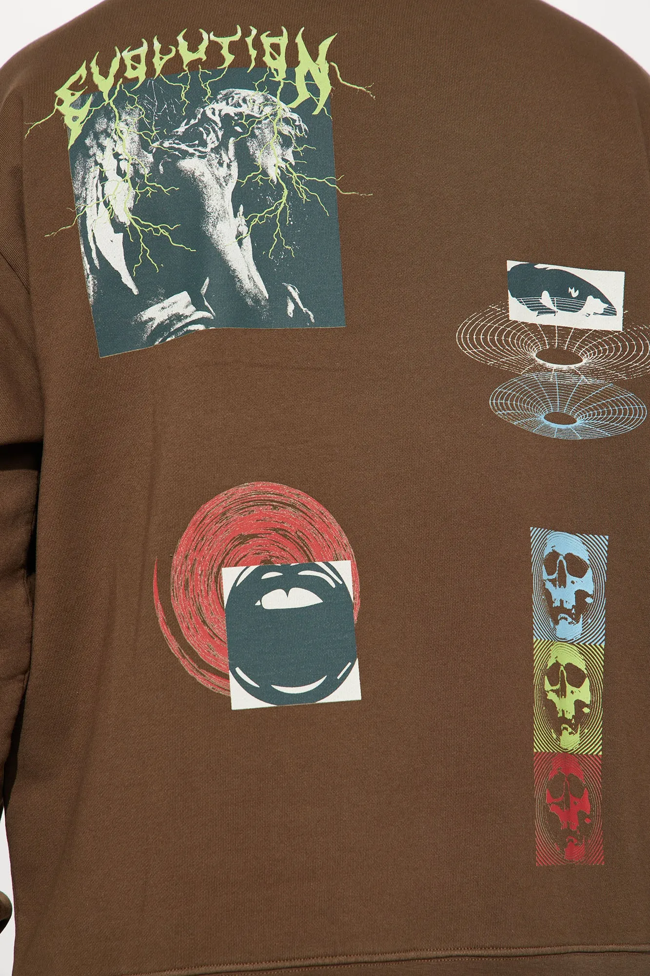 All Seeing Evolution Hoodie - Brown