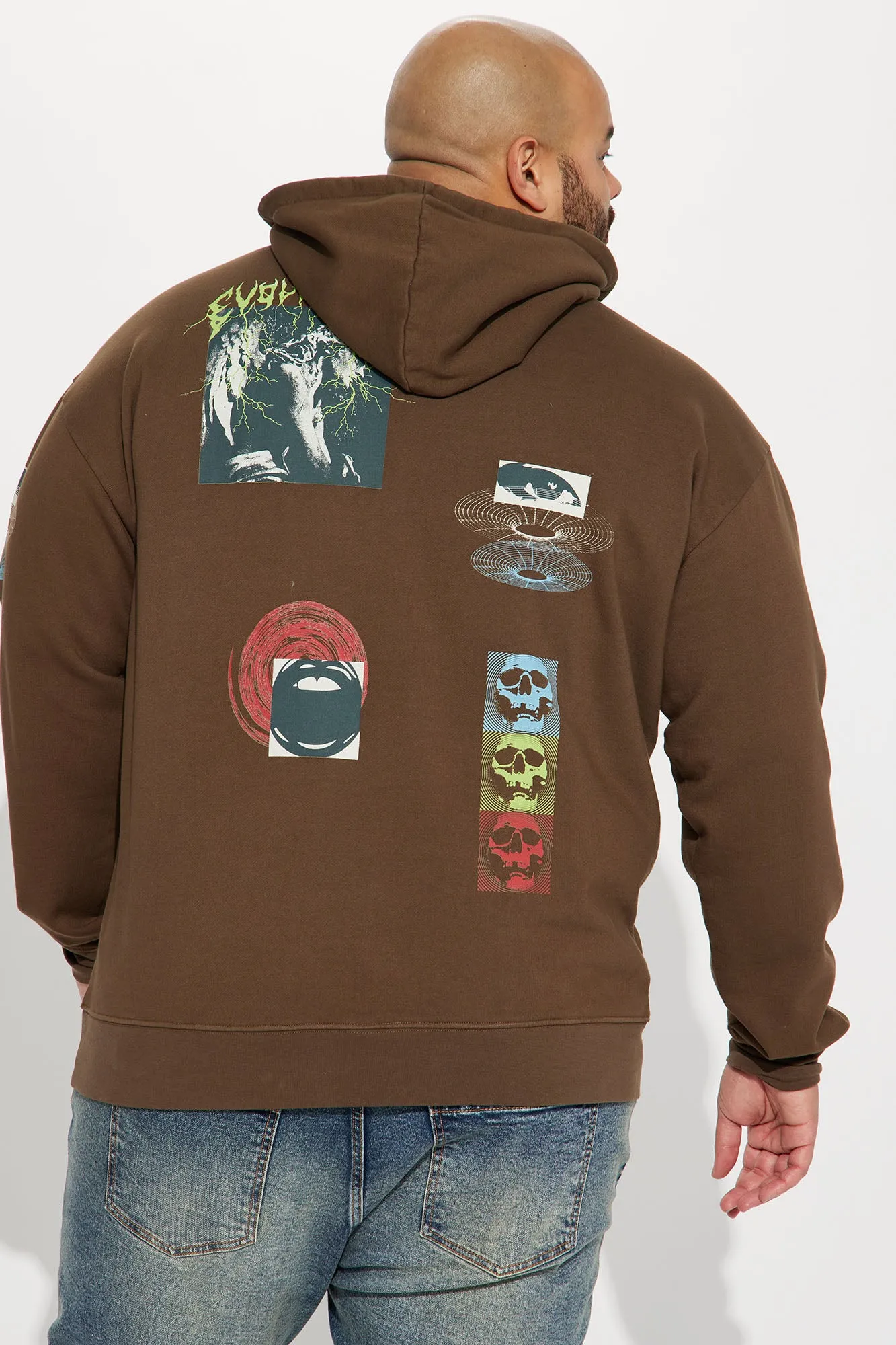 All Seeing Evolution Hoodie - Brown