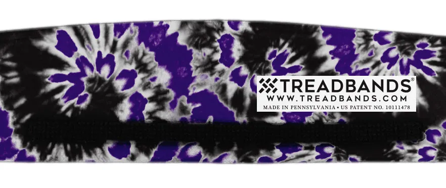 All-Terrain Tieback - Team Purple and Black Tie Dye  Set of 3