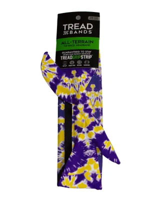 All-Terrain Tieback - Team Purple and Gold Tie Dye  Set of 3