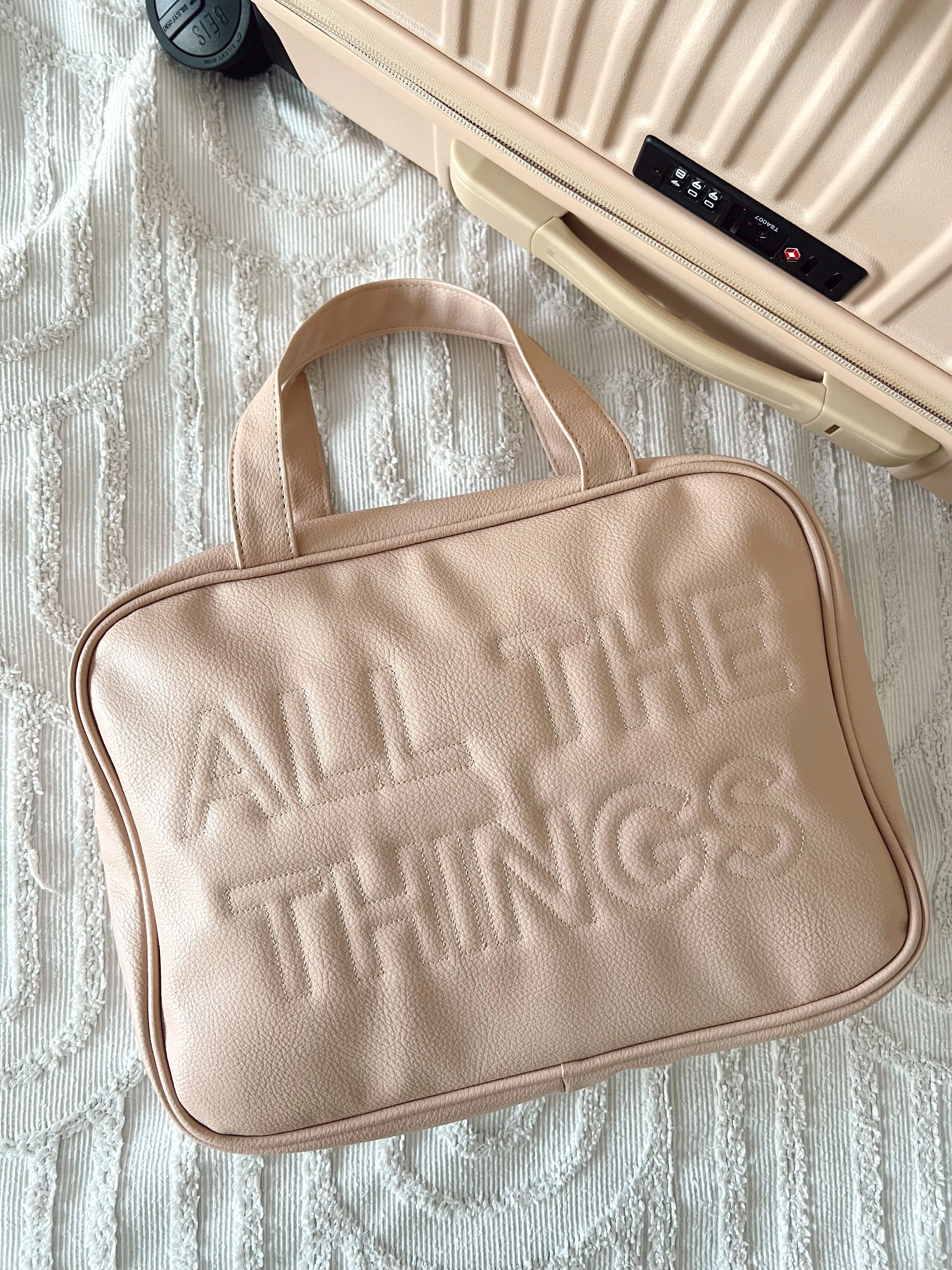 All The Things Leather Hanging Bag