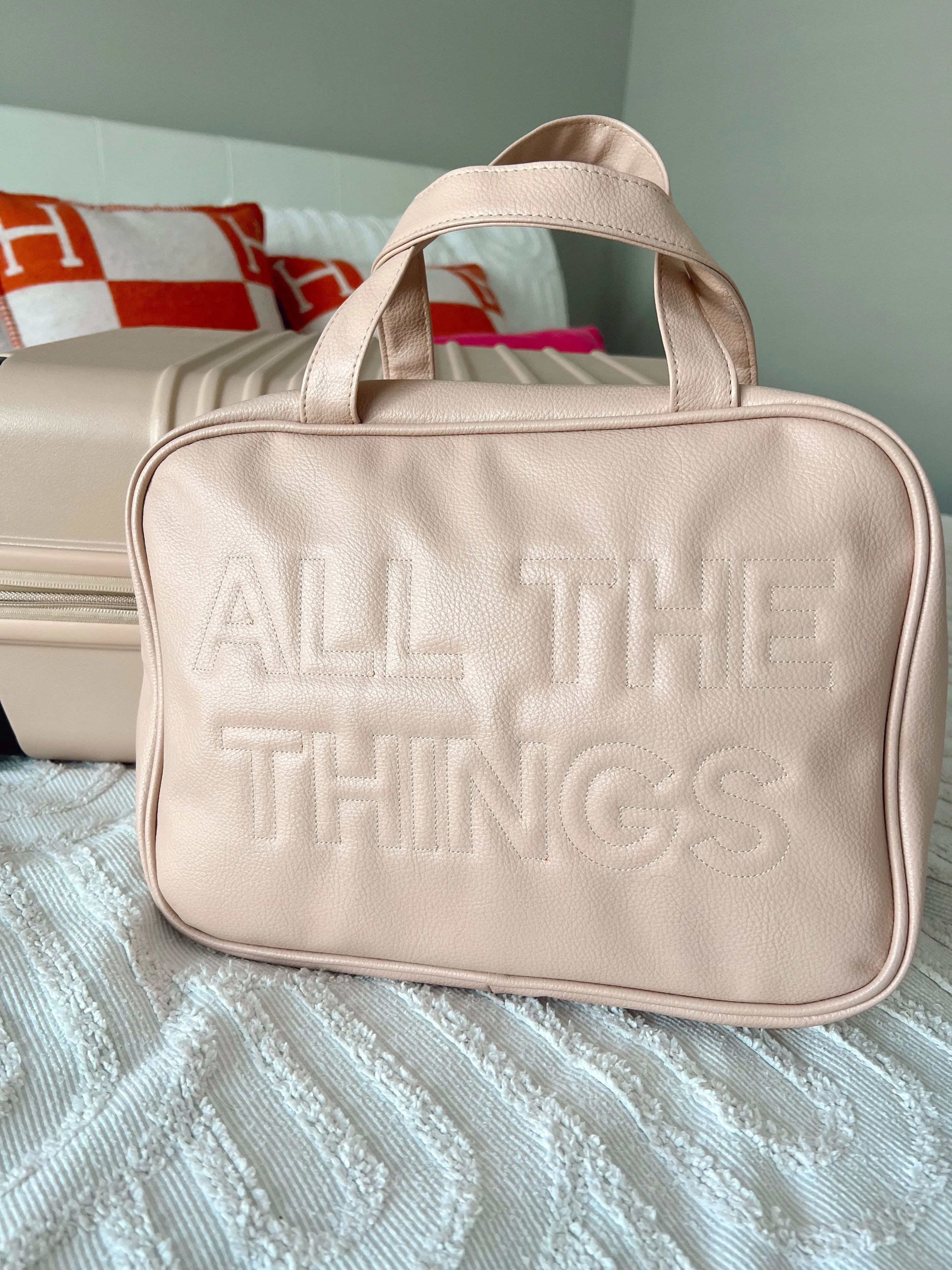 All The Things Leather Hanging Bag