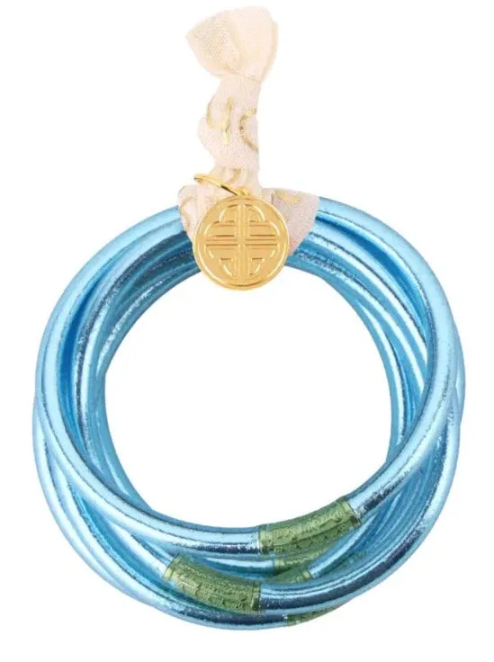 All Weather Bangles Azure by BuDhaGirl