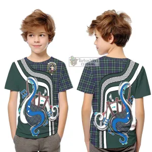 Allardice Tartan Kid T-Shirt with Epic Bagpipe Style