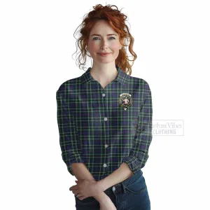 Allardice Tartan Women's Casual Shirt with Family Crest DNA In Me Style