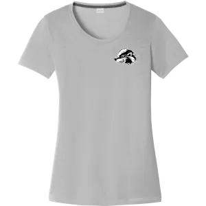 Allegheny Badgers Ladies PosiCharge Competitor Cotton Touch Scoop Neck Tee