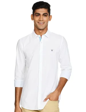 Allen Solly Men's Slim Fit Shirt (ASSFWMOFO48848_White_42)