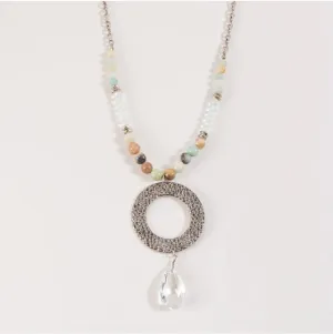 Alli Beaded Pendant Necklace