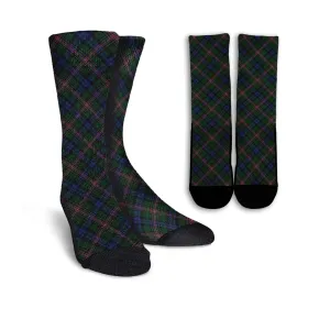 Allison Tartan Crew Socks Cross Tartan Style