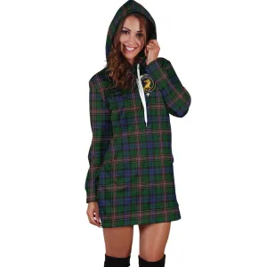 Allison Tartan Hoodie Dress with Family Crest