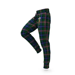 Allison Tartan Joggers Pants with Family Crest