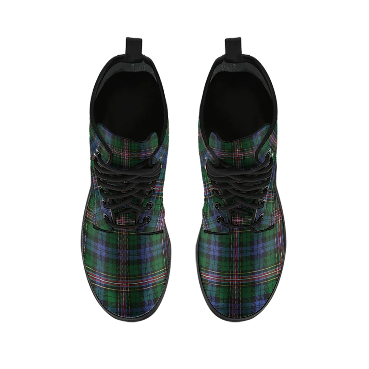 Allison Tartan Leather Boots