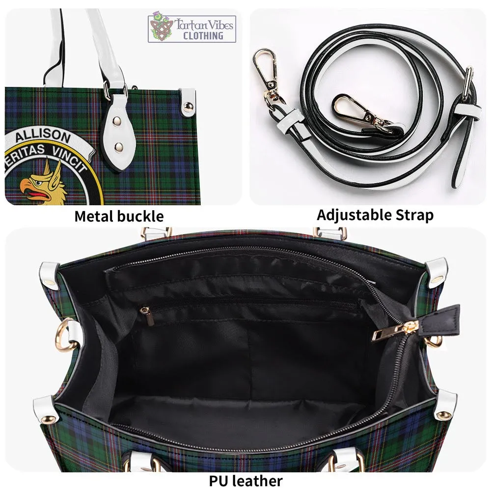 Allison Tartan Luxury Leather Handbags with Family Crest