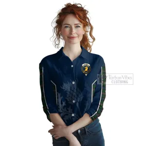 Allison Tartan Women's Casual Shirt with Family Crest and Scottish Thistle Vibes Sport Style