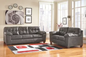 Alliston - Gray - 2 Pc. - Sofa, Loveseat